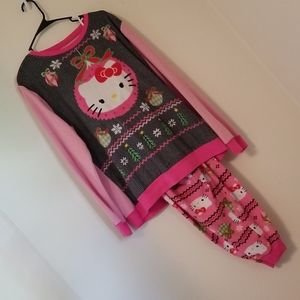 Women's Hello Kitty Christmas Pajama Set XL